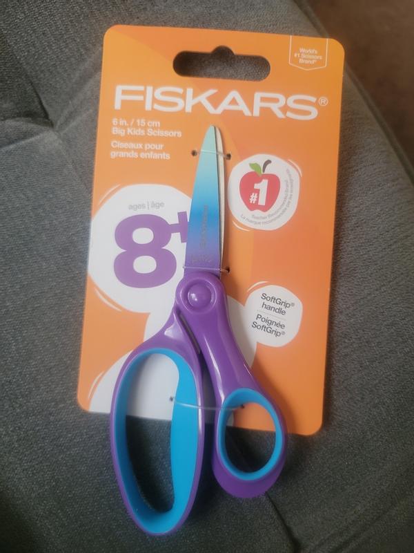 Fiskars Big Kids Scissors - 6 inch