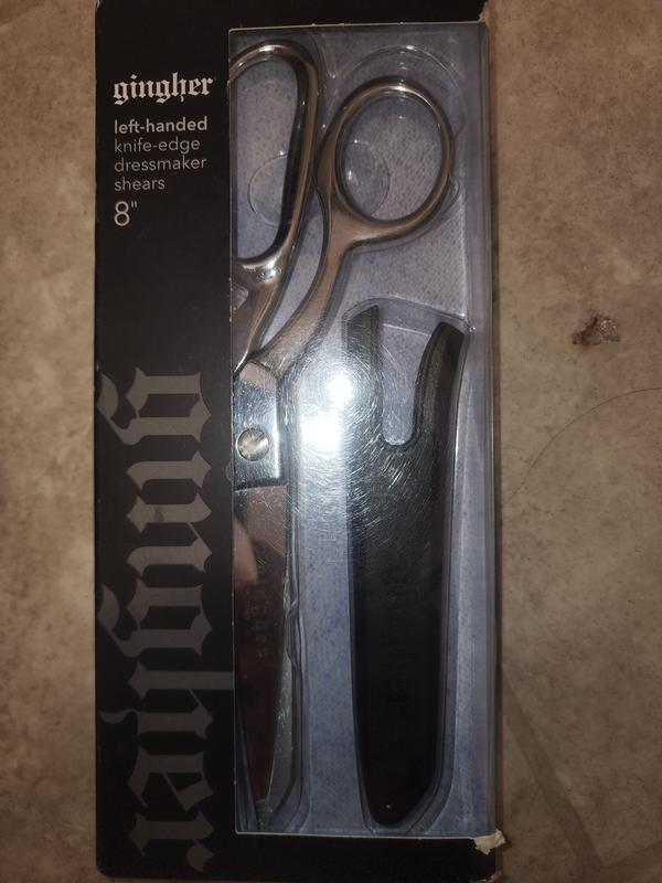 Gingher Knife Edge Left Hand Bent Trimmers - 8 - WAWAK Sewing