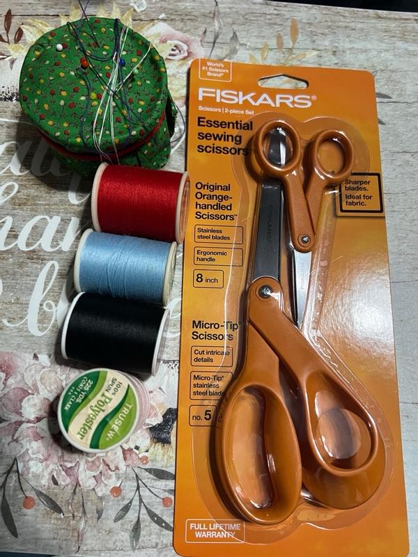 Fiskars® Premier Heavy-Duty Scissors, 9, Pointed, Orange