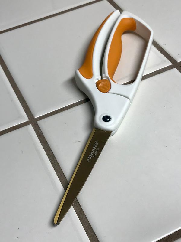 Fiskars 199110 No 8 Easy Action Bent Scissors