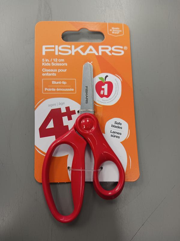 Fiskars Schoolworks 5 Kids Scissors Classpack 5 Overall Length LeftRight  Stainless Steel Blunted Tip Assorted 12 Set - Office Depot