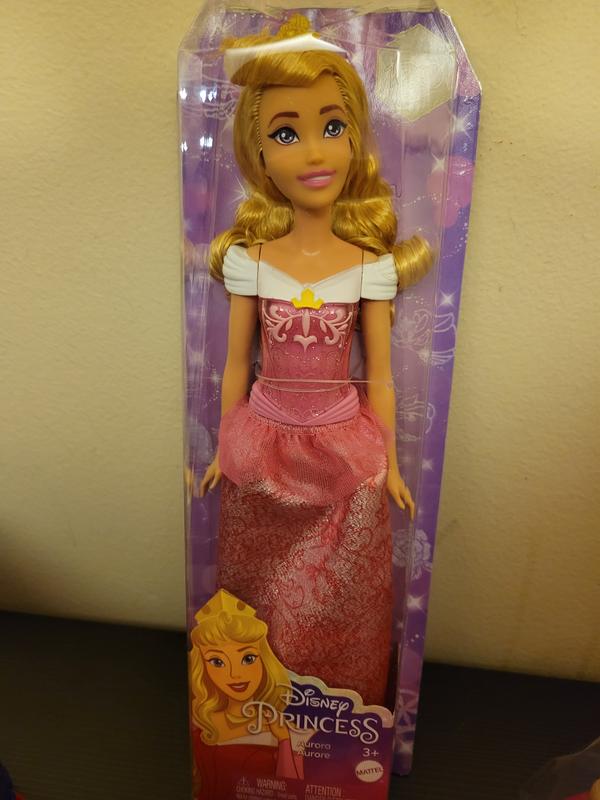 Mattel Disney Princess Dolls, Aurora Sleeping Beauty Posable Fashion Doll  with Sparkling Clothing and Accessories, Mattel Disney Movie Toys