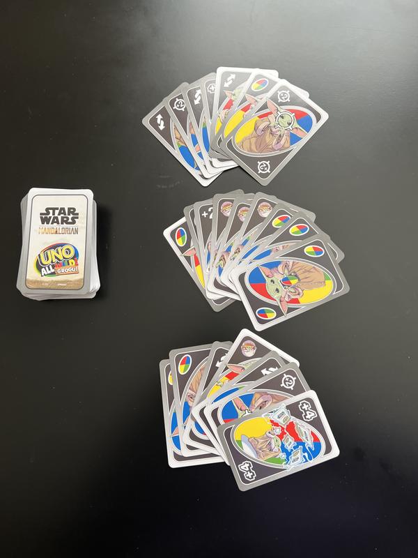 UNO Star Wars The Mandalorian Card Game for Kids & Family, 2-10