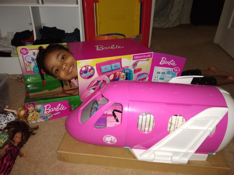 walmart barbie plane