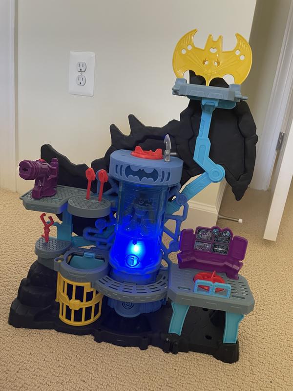 With lights and sound