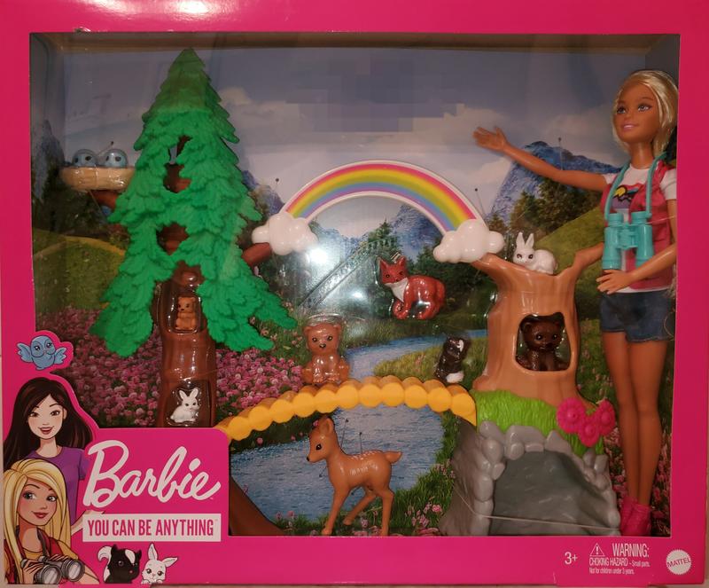 Barbie wilderness guide discount doll and playset