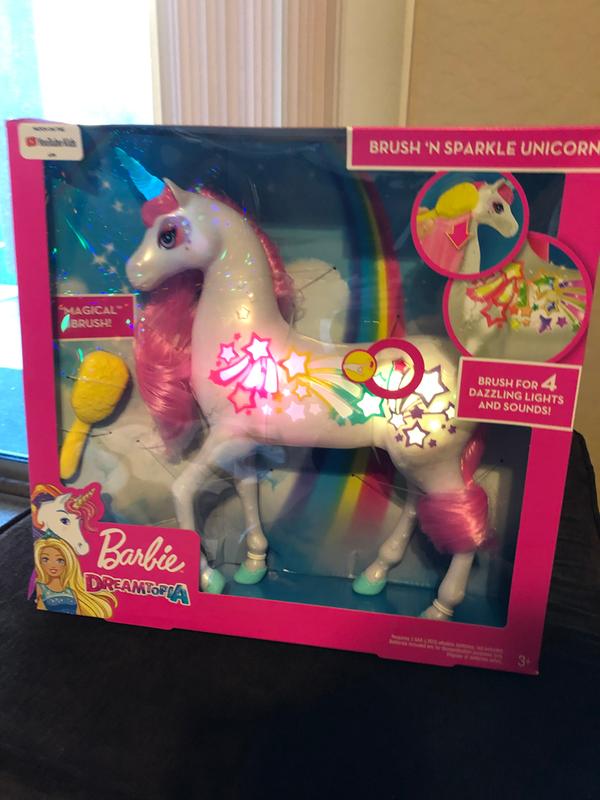 barbie sparkle unicorn