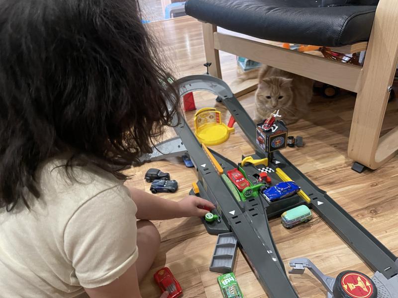 Customer photo for "Ready, set, Kachow! We love this track set!"