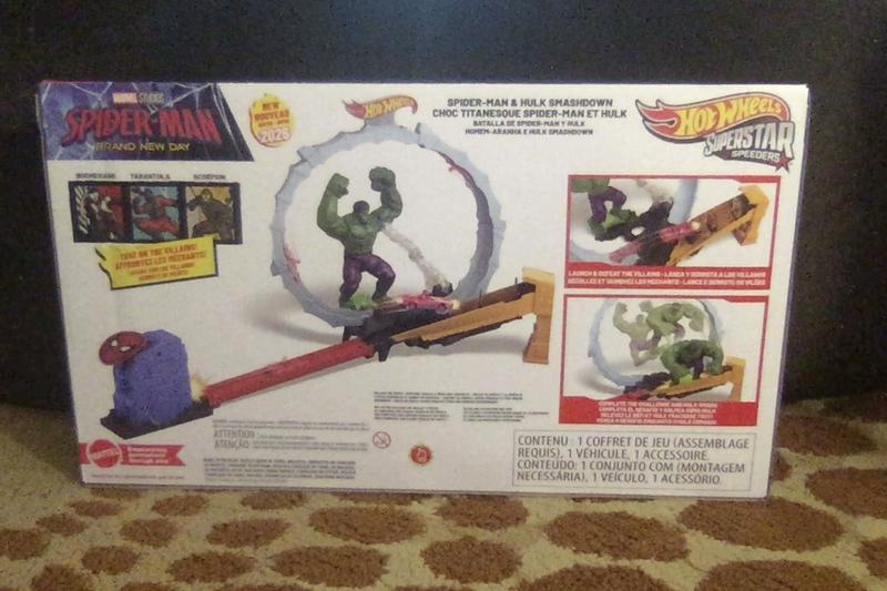 Customer photo for "Hot Wheels Spider-Man and Hulk"