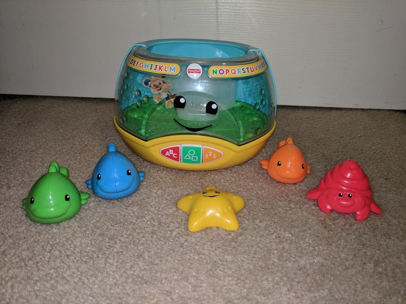 Fisher price magical fish hot sale bowl