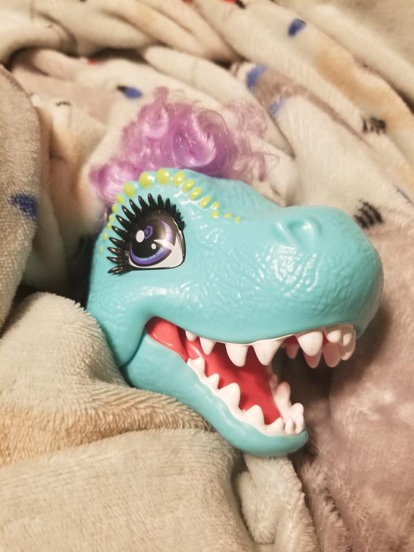 She says it laughed.