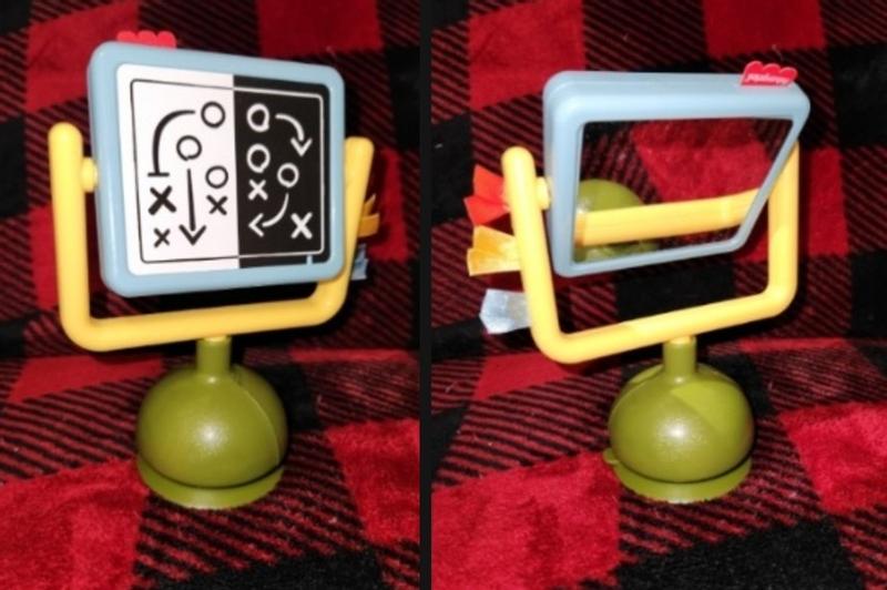 Goalpost with mirror/gameplay and suction cup