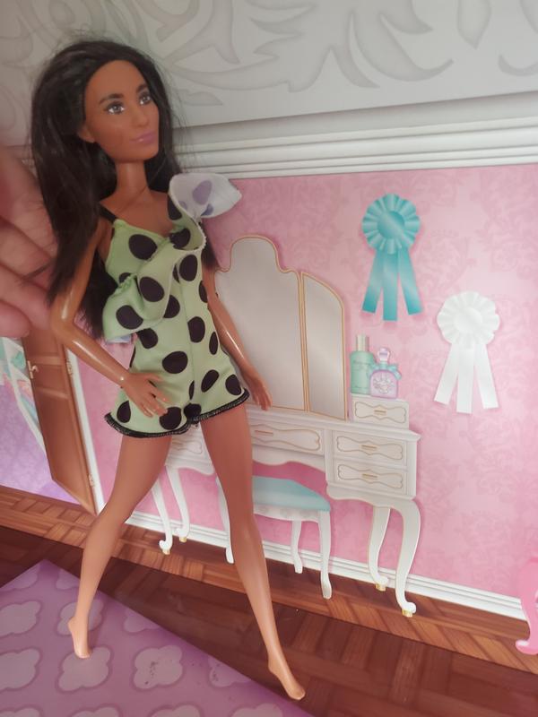 Barbie Fashionistas Brune avec grenouillère à pois Barbie