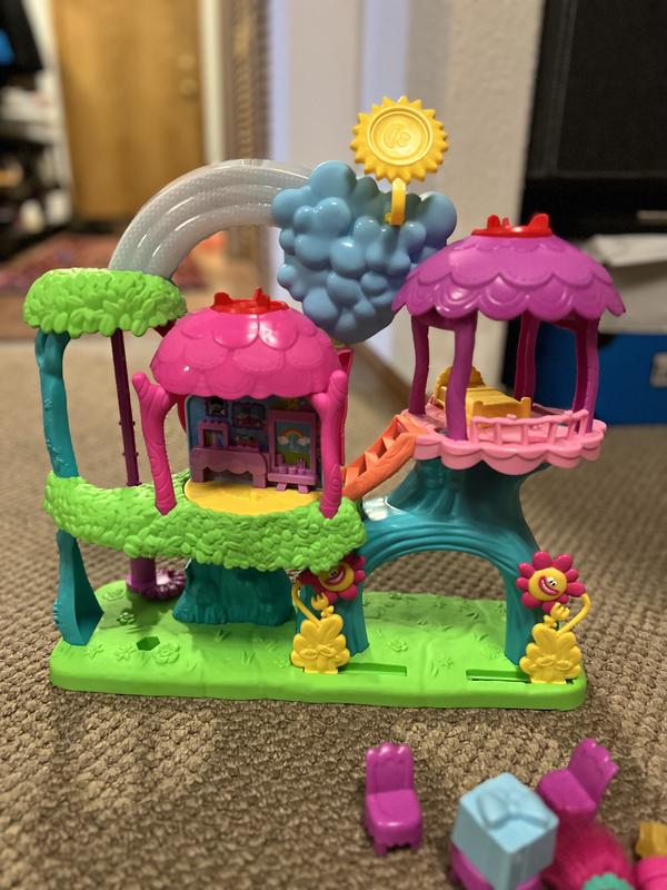 Imaginext Trolls Lights and Sounds Rainbow Treehouse Bundle