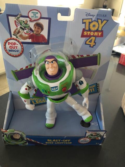buzz lightyear with pop out wings