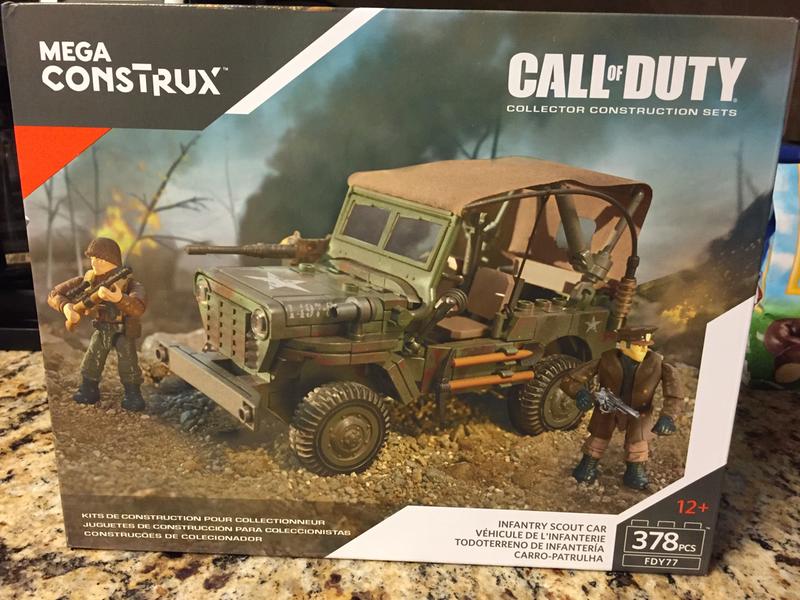 mega construx call of duty infantry scout car