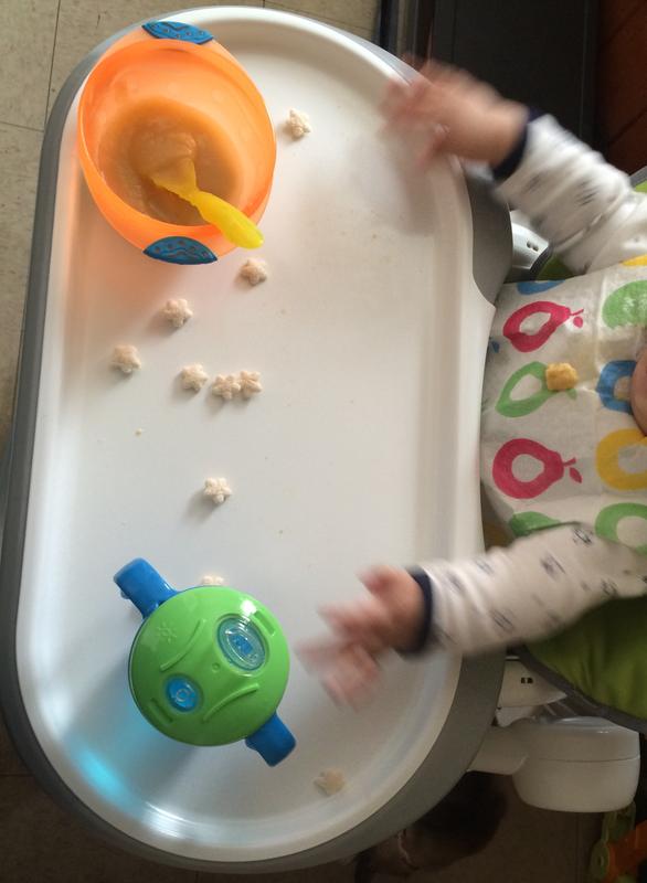 Plenty of space for baby and food