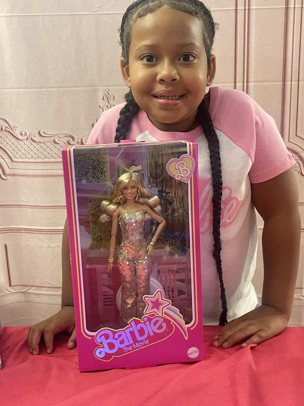 Mattel Barbie Signature Barbie in Gold Disco Jumpsuit Doll - US