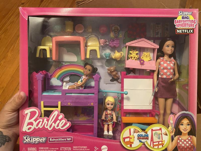 Barbie Skipper Babysitters Inc. Ultimate Daycare Playset with 3 Dolls Furniture and 15 Accessories Toys R Us Canada