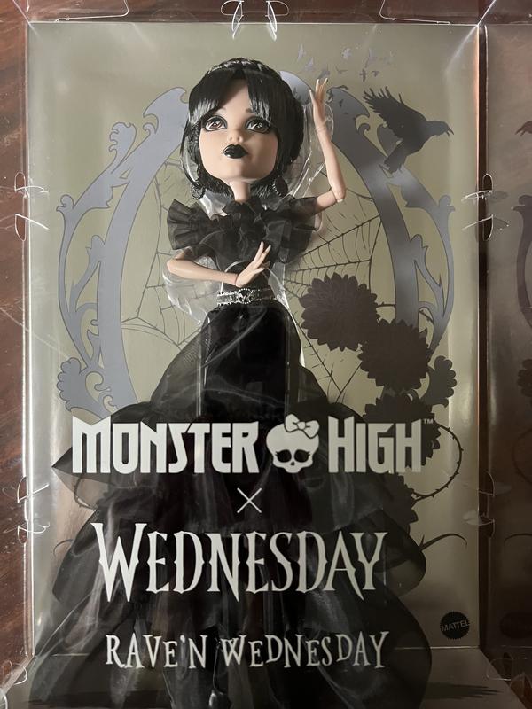 Monster High Wednesday Doll, Rave'N Wednesday Collectible in Black Gothic  Gown Inspired by Dance Scene, Premium Accessories and Doll Stand | Michaels