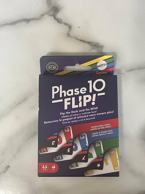 Mattel Combo Pack – UNO Flip & Phase 10 Kartenspiele, 2 Spiele In Einer Packung, Ab 7 Jahren