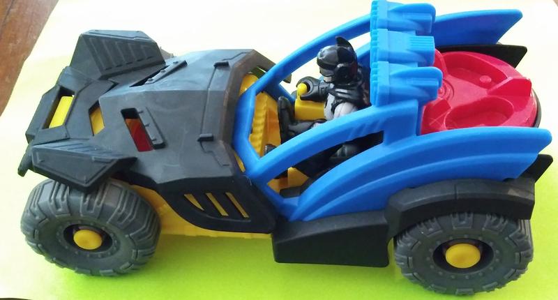 Details about   Fisher-Price Imaginext DC Super Friends Batman Rally Car 
