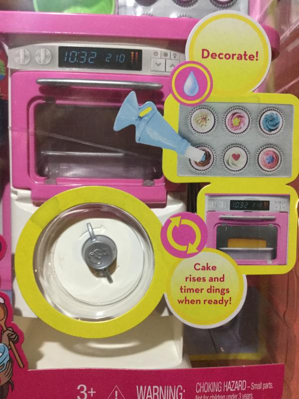 barbie cake bakery playset