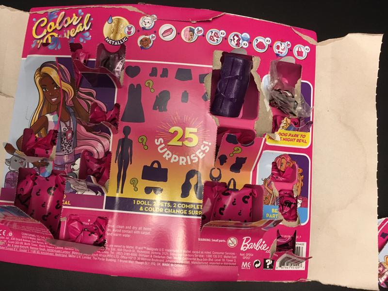 Barbie Day-To-Night Color Reveal with 25 Surprises & Day-To-Night  Transformation Carnival To Concert Doll Accessories 