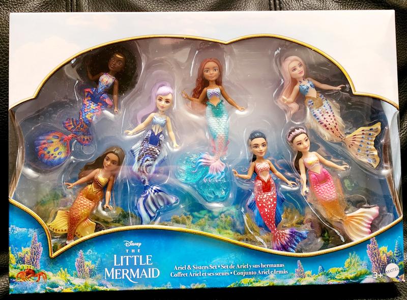Disney La Petite Sirène Coffret de petites poupées Ariel et ses sœurs