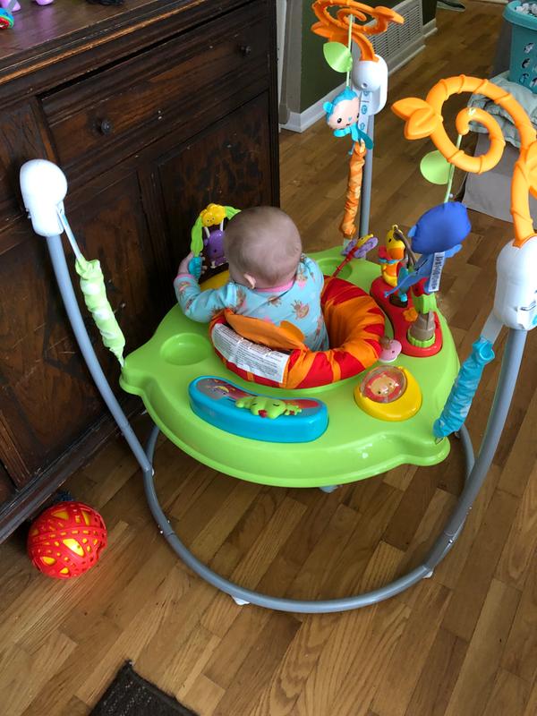 Fisher-Price Jumperoo Baby Bouncer and Activity Center with Lights Tiger  887961083903