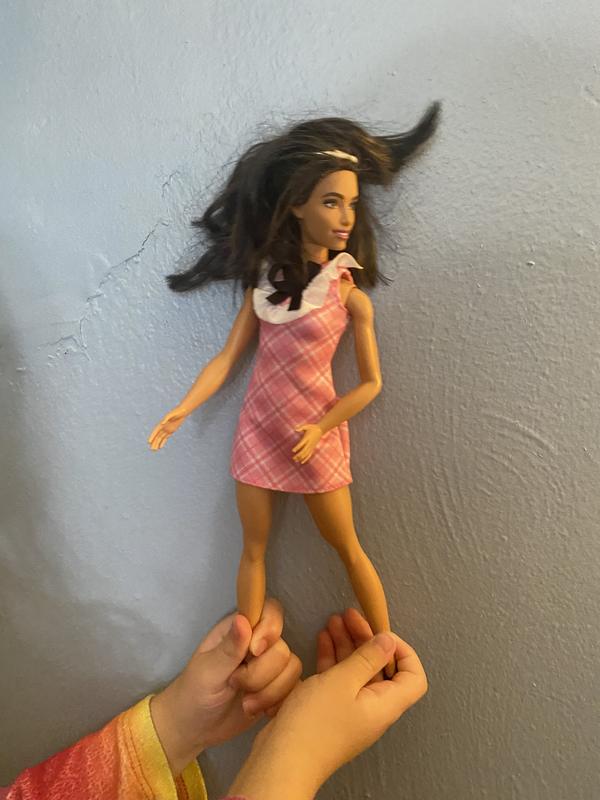 Barbie Fashionistas Doll #209 With Black Hair And A Plaid Dress