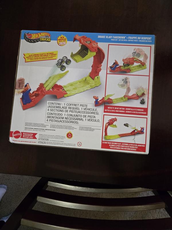 Customer photo for "Hot Wheels Monster Truck Snake Slam Review"