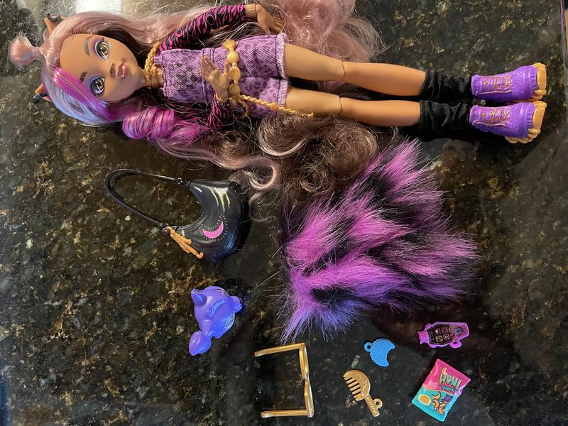 Monster High Doll, Clawdeen Wolf with Accessories and Pet Dog