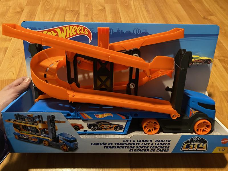 Hot Wheels - Transporteurs Super Crash - Mattel - Camion qui éjecte les  voitures - Garçon - A partir de 3