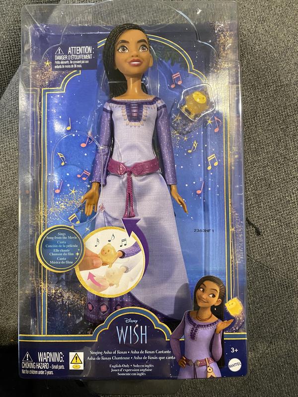 Disney Wish Singing Asha of Rosas Fashion Doll & Star Figure