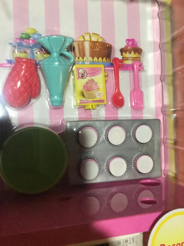 barbie bakery set