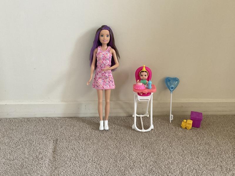 Barbie Skipper Babysitters Inc. Stroller Playset And Doll