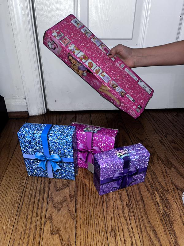 Opening the presents