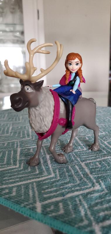 Mattel Disney Frozen Toys, Anna Posable - Muñeca pequeña y reno Sven  inspirados en las películas de Frozen de Mattel Disney, para niños