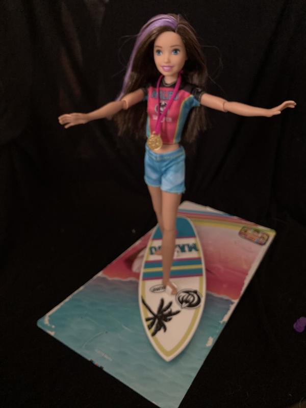 Barbie Surfer Doll With Surfboard And Accessories - Play World Toys