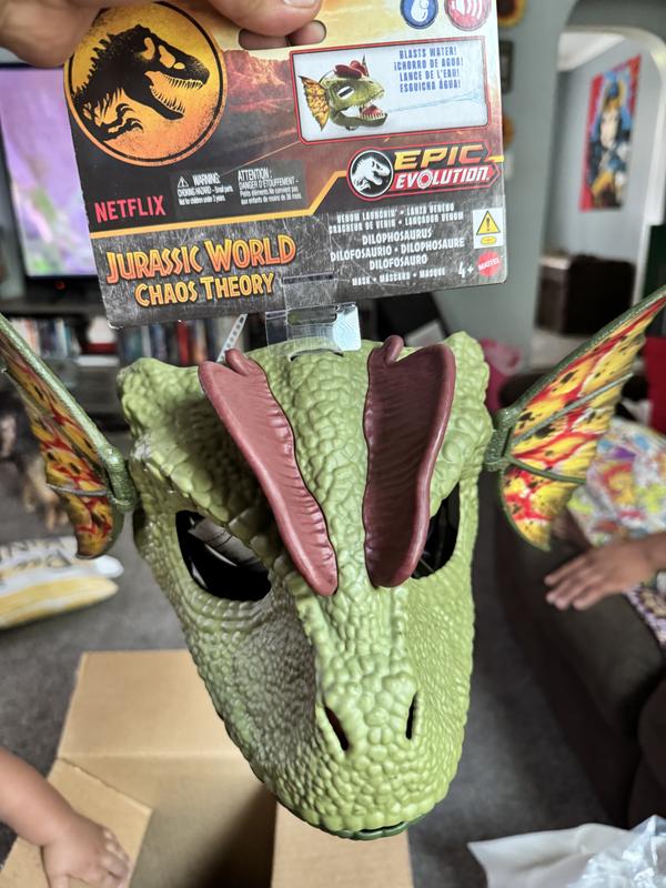 Jurassic World Therizinosaurus Costume Set - Dinosaur Mask With Sound & Slasher Claws