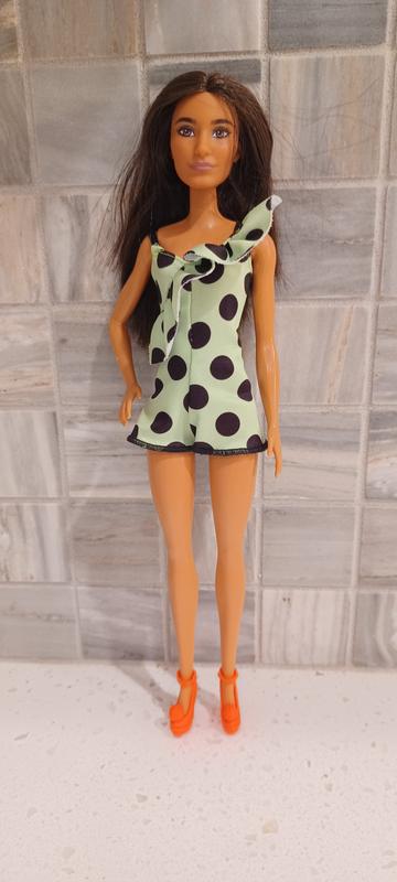  Barbie Fashionistas Doll #200 with Brunette Hair, Lime