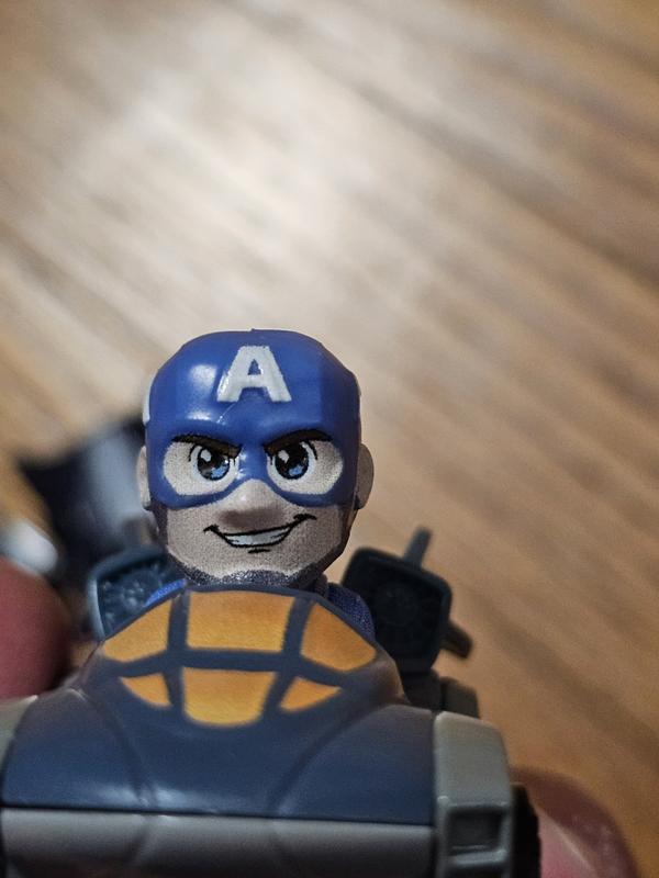 Close up on his smile.