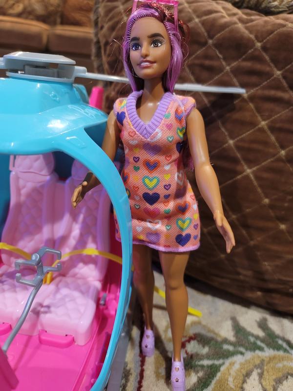 Poupée Barbie Fille Avec Une Robe Rose