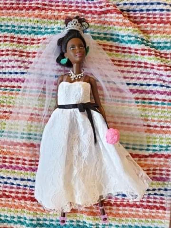 Barbie wedding dress hot sale