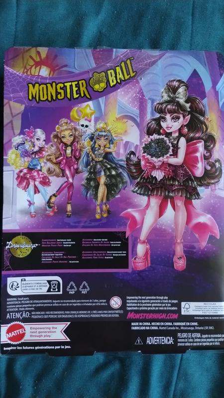 MONSTER HIGH Monster High Muñeca Draculaura Monster Ball