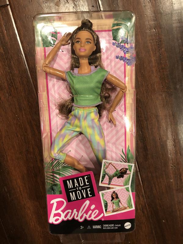 Barbie Made To Move Doll with 22 Flexible Joints Long wavy