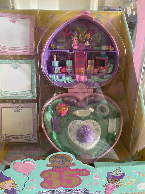 Polly Pocket 35th Anniversar Party Time Play Set w/ Accessories