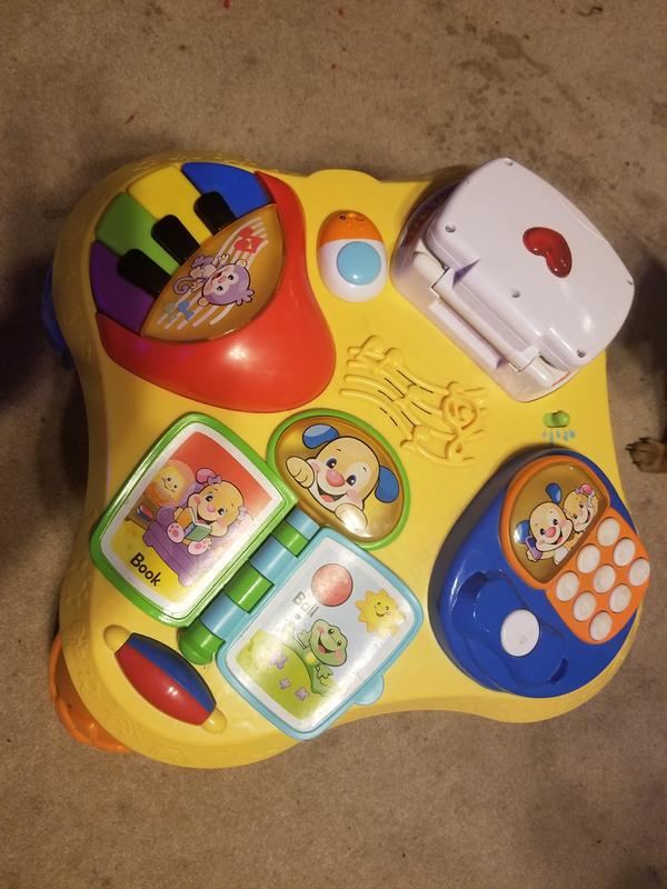 fisher price puppy and friends learning table