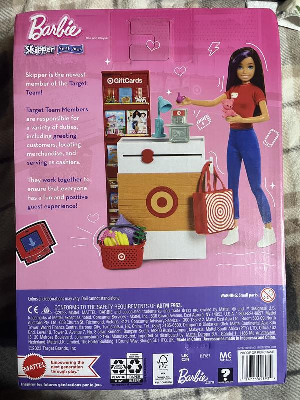 Barbie Toys, Skipper Doll and Target First Jobs Set